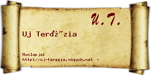Uj Terézia névjegykártya